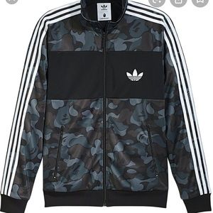 BAPE X ADIDAS CAMO TRACK JACKET